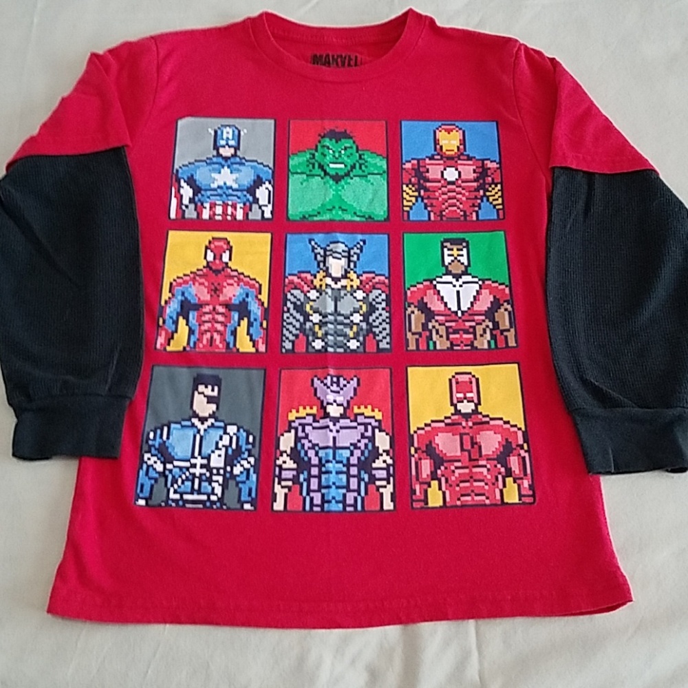 Marvel comics long sleeve shirt